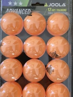 JOOLA Training 3 Star Table Tennis Balls 12 Pack